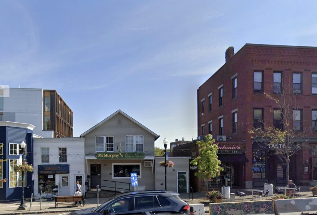 downtown,  amherst typewriter, McMurphy's Tavern